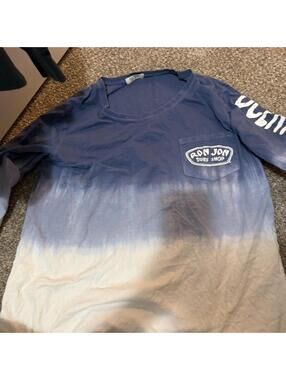 Ron Jon Surf Shop Men's Blue and Navy Shirt